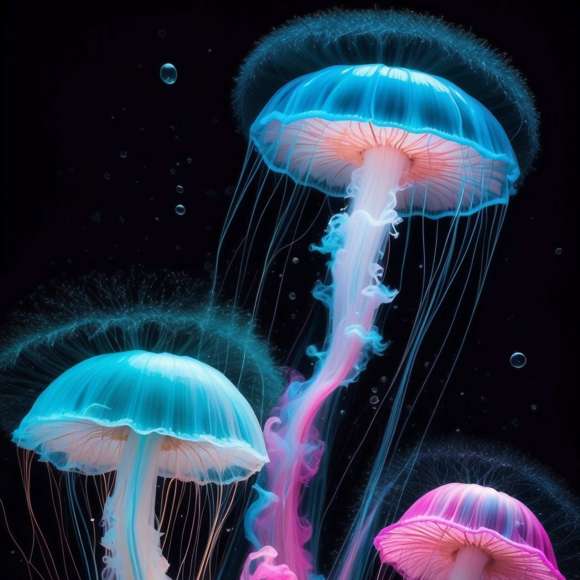 3 jellyfish 