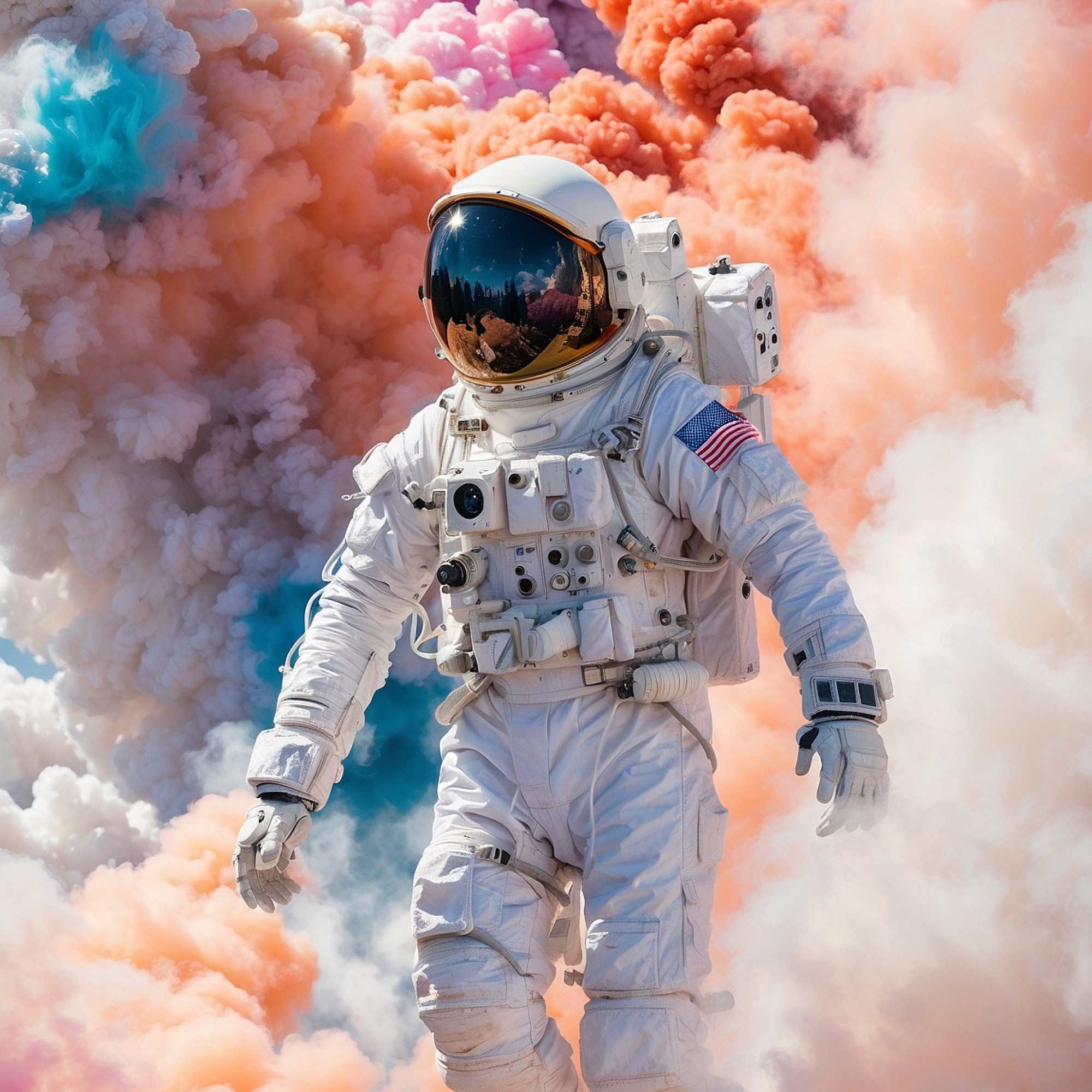 Cosmic Serenity: The Astronaut’s Dream
