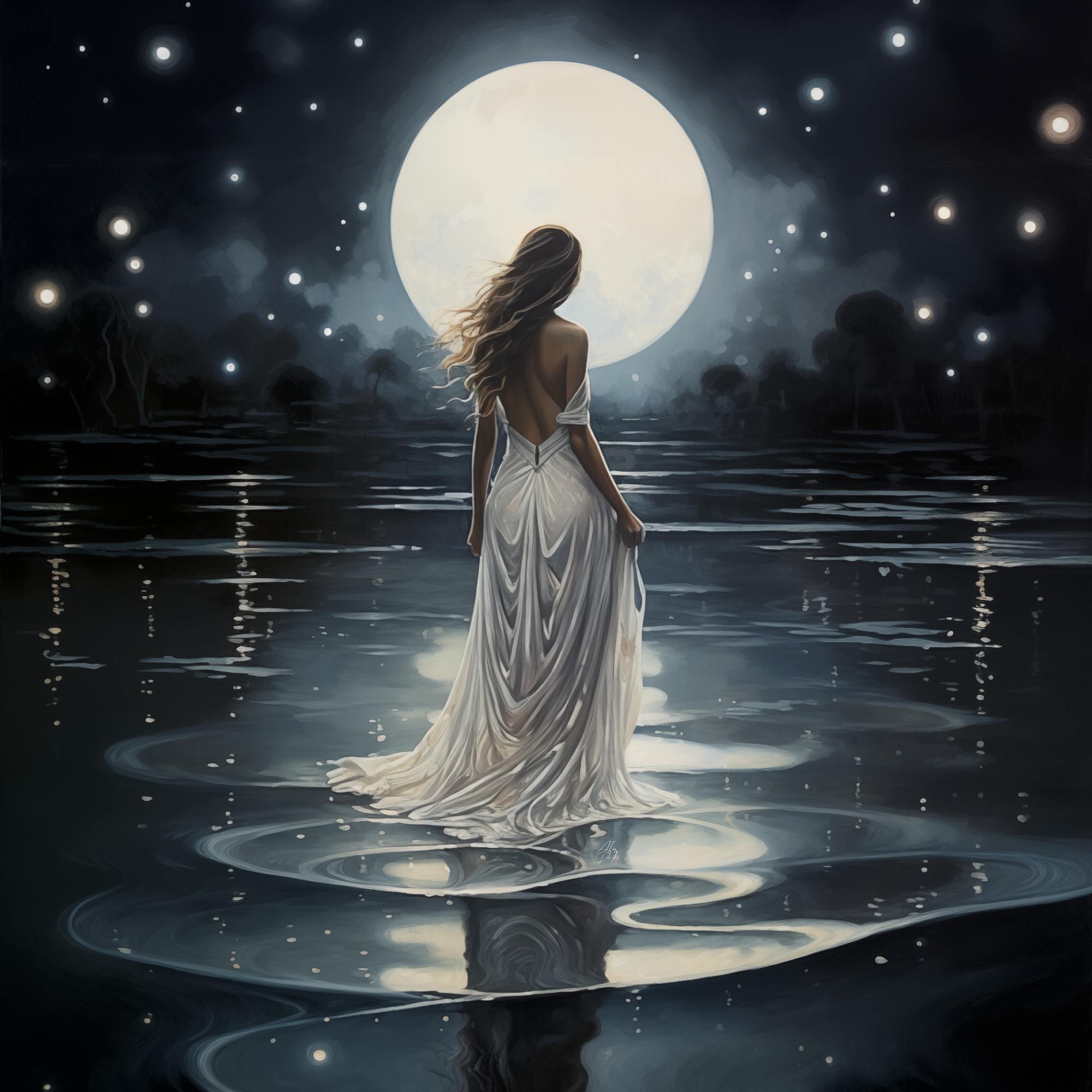 Moonlit Stroll