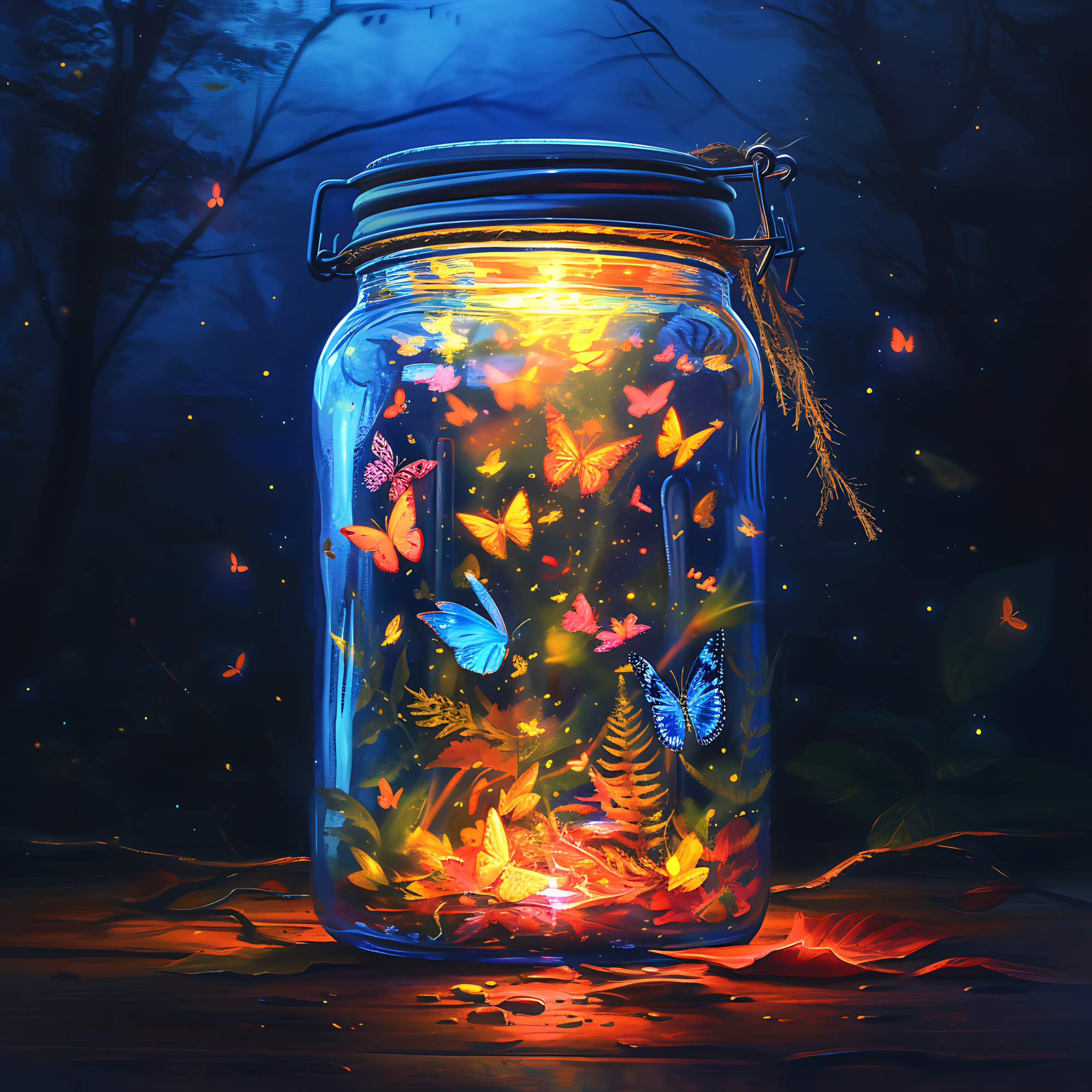 Butterflies in a jar #02