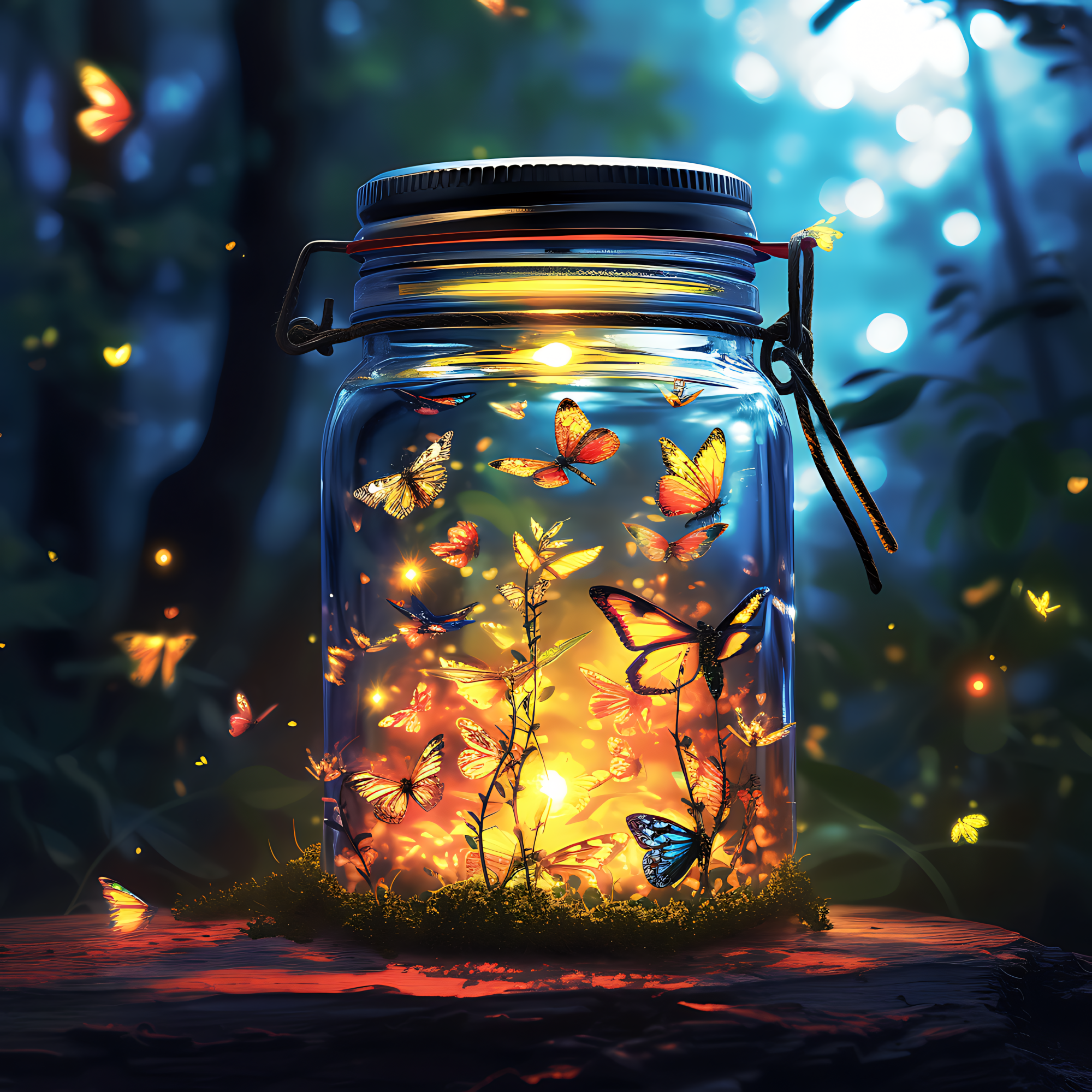 Butterflies in a jar #01