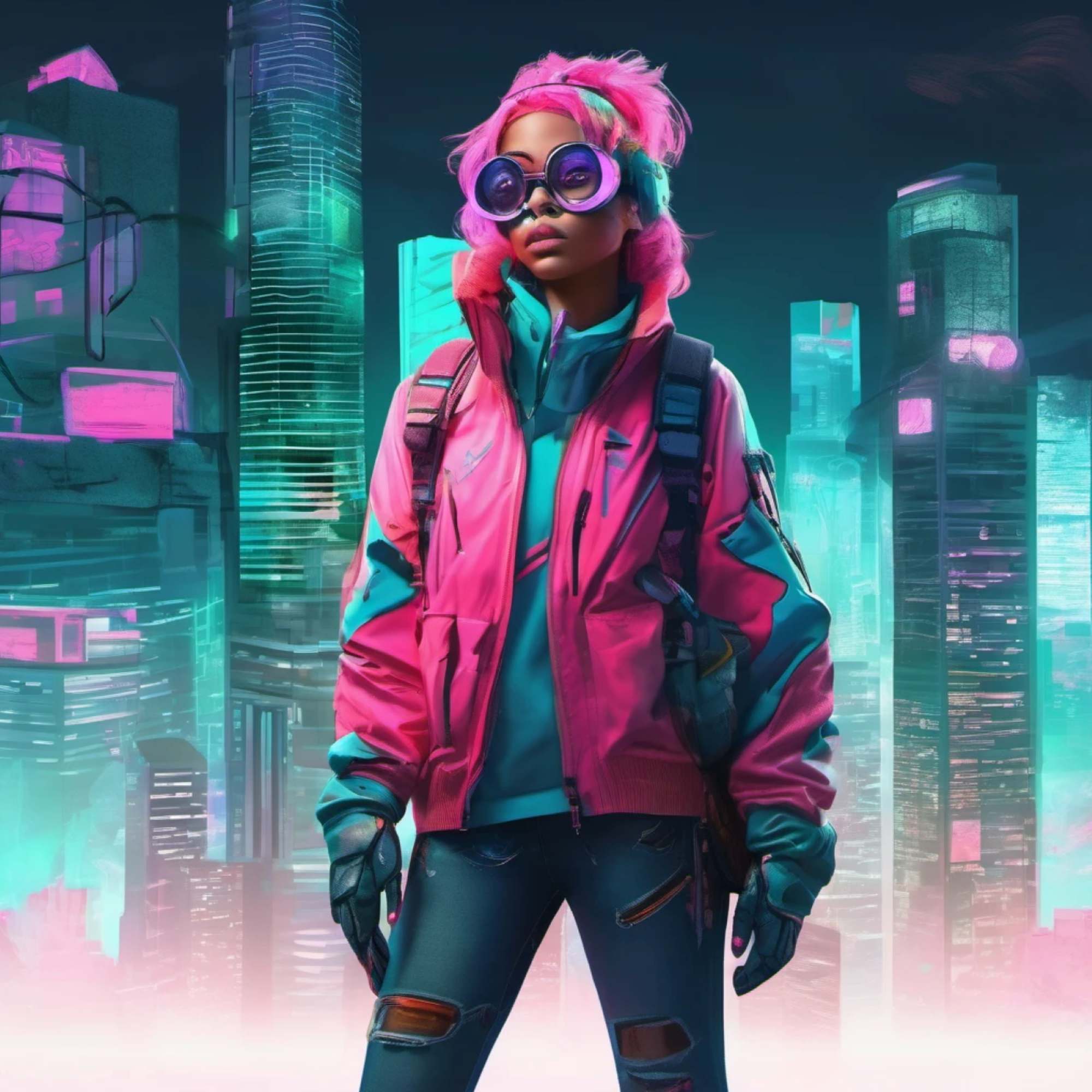 Neon Girl #1