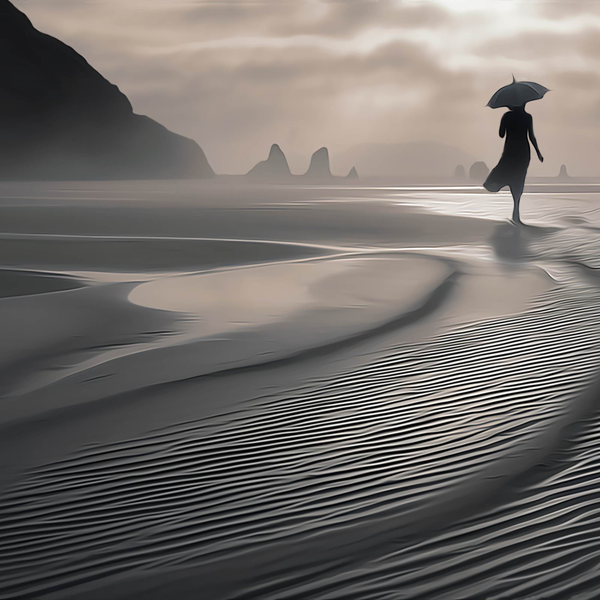 Holywell Bay Sand Marks 3