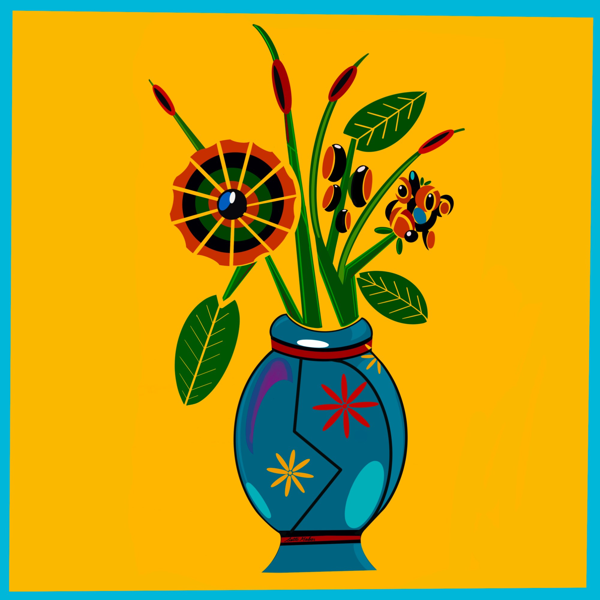 A sunny day by the sea 