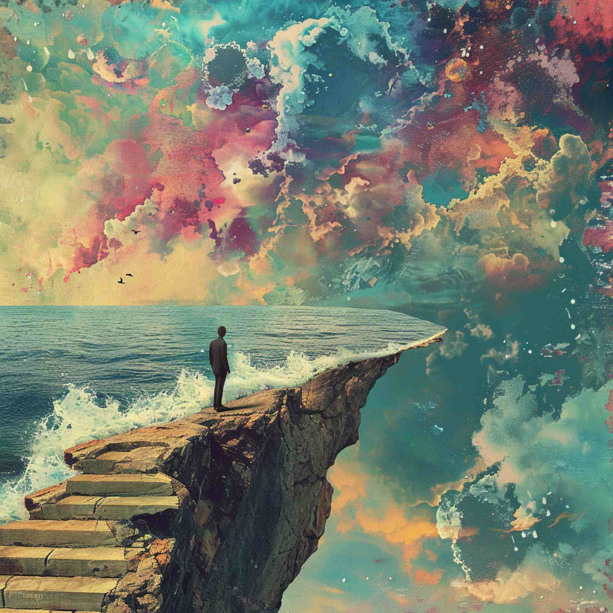 Walking at the edge of the World