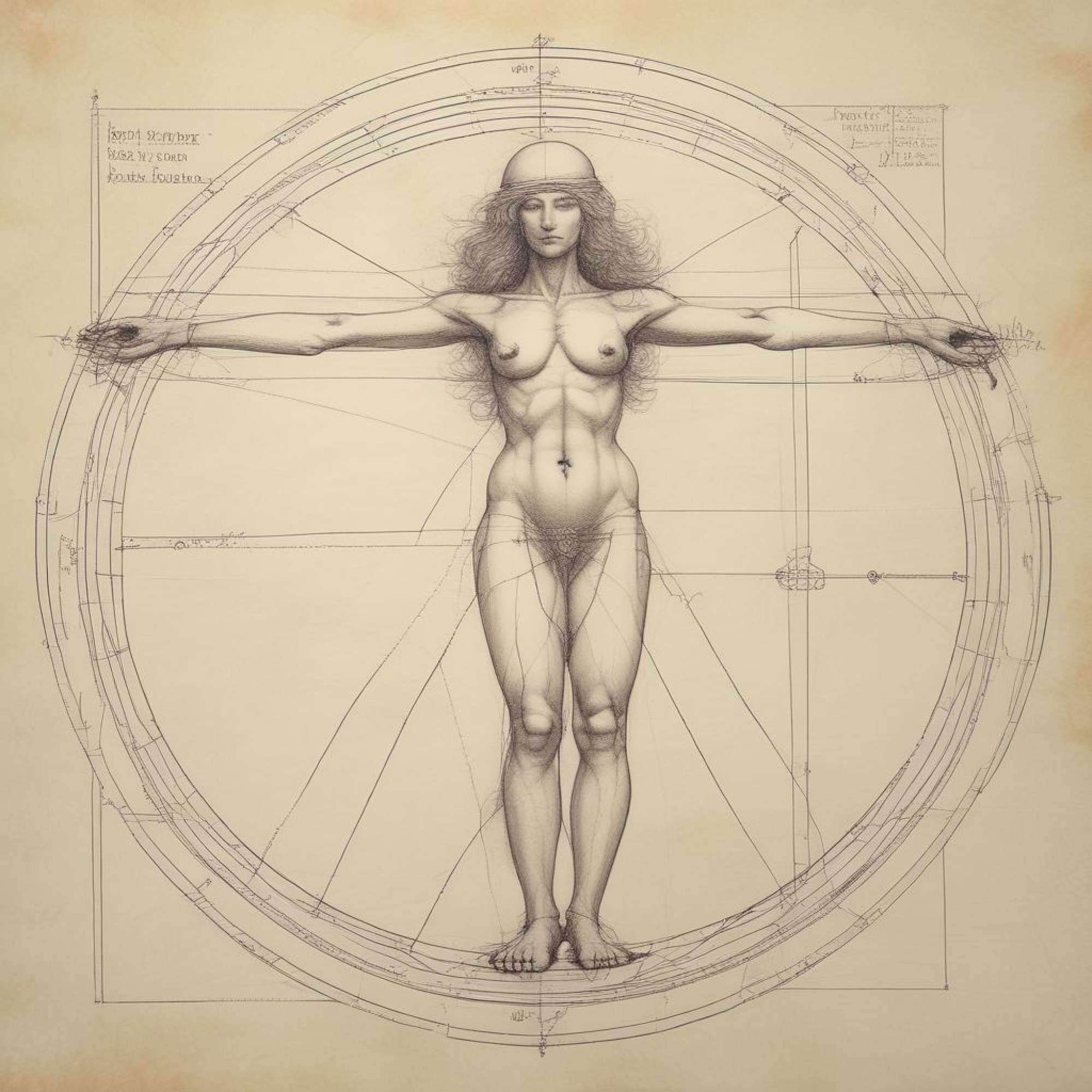Vitruvian Woman