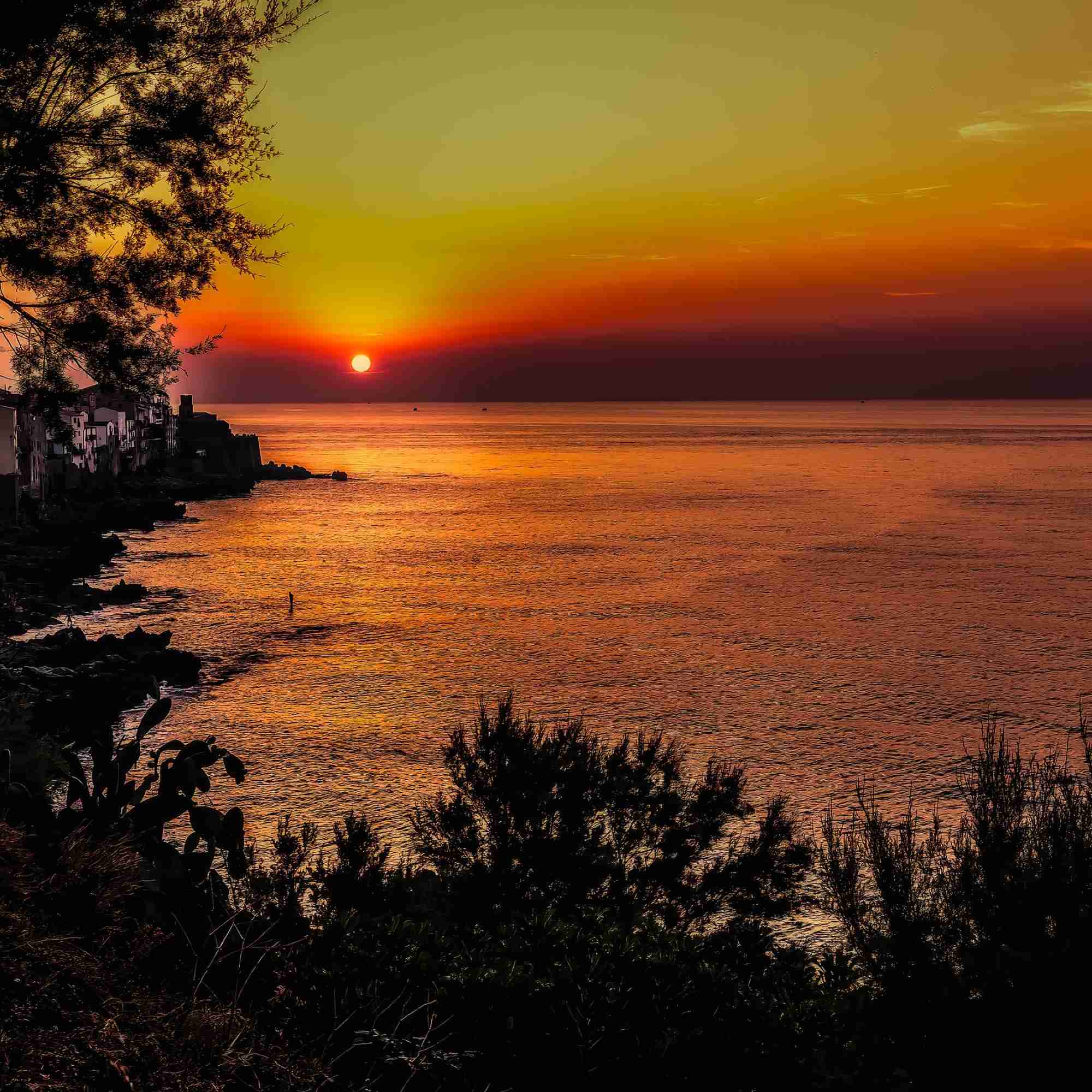 Golden Hour Along the Sicilian Coast – A Fine Art Photograph