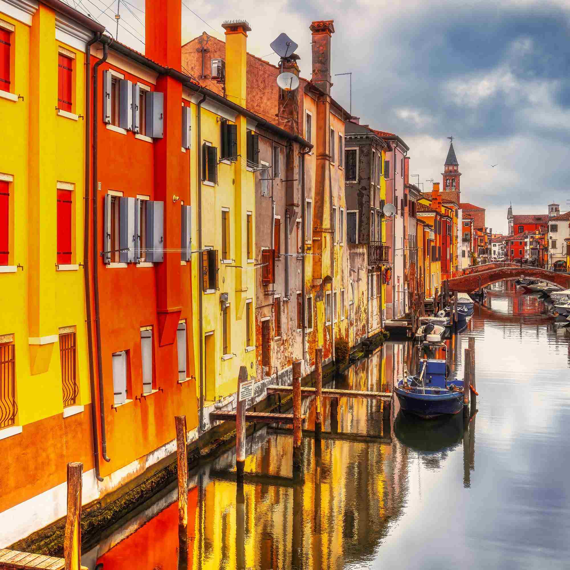 Canal Reflections and Vibrant Colors of Chioggia – A Fine Art Photograph