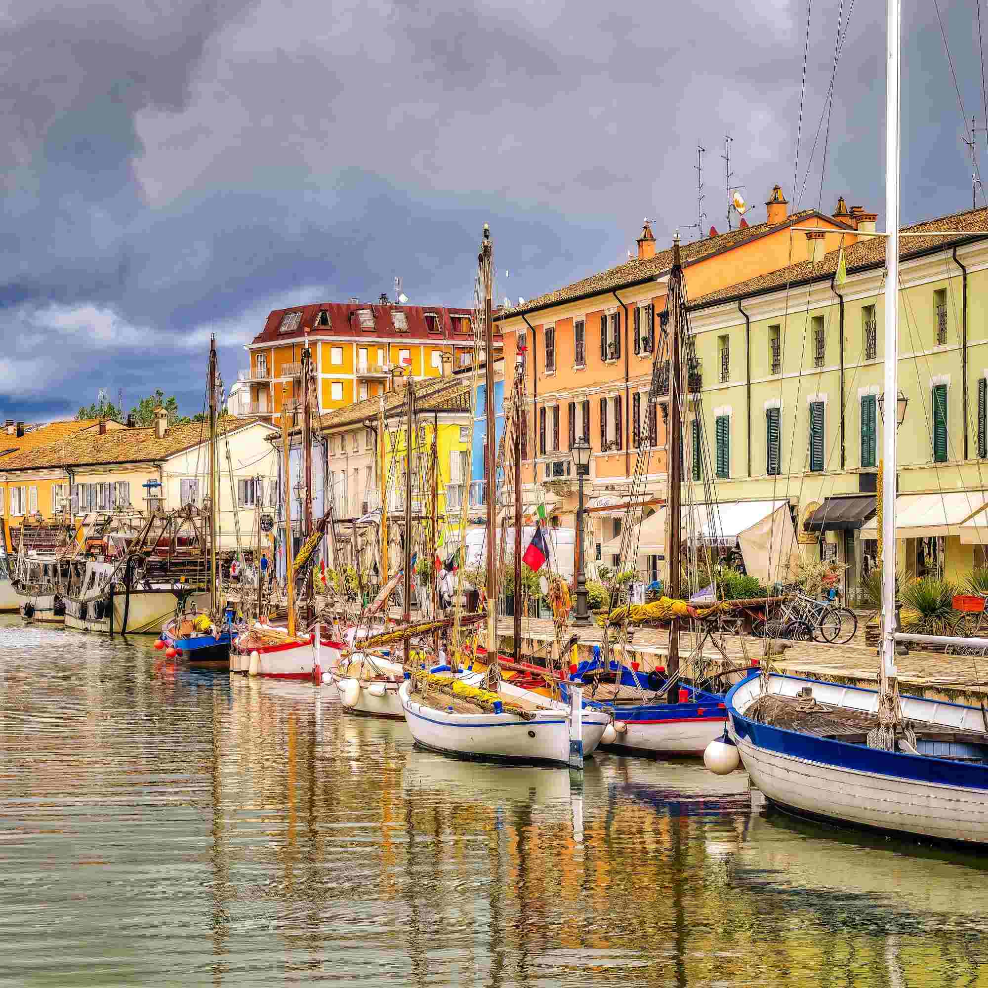 Ancient Boats at Cesenatico Harbor – A Fine Art Photograph