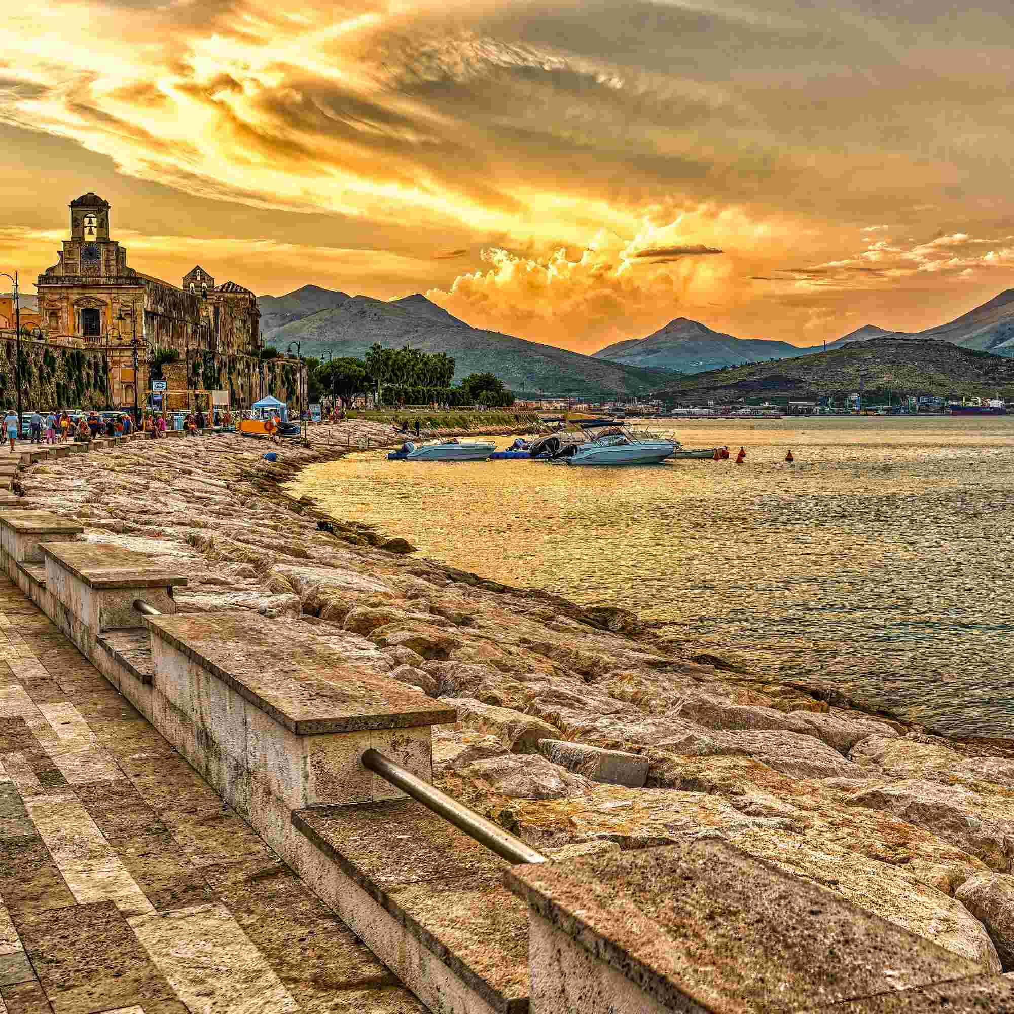 Golden Horizon of Gaeta – A Fine Art Photograph