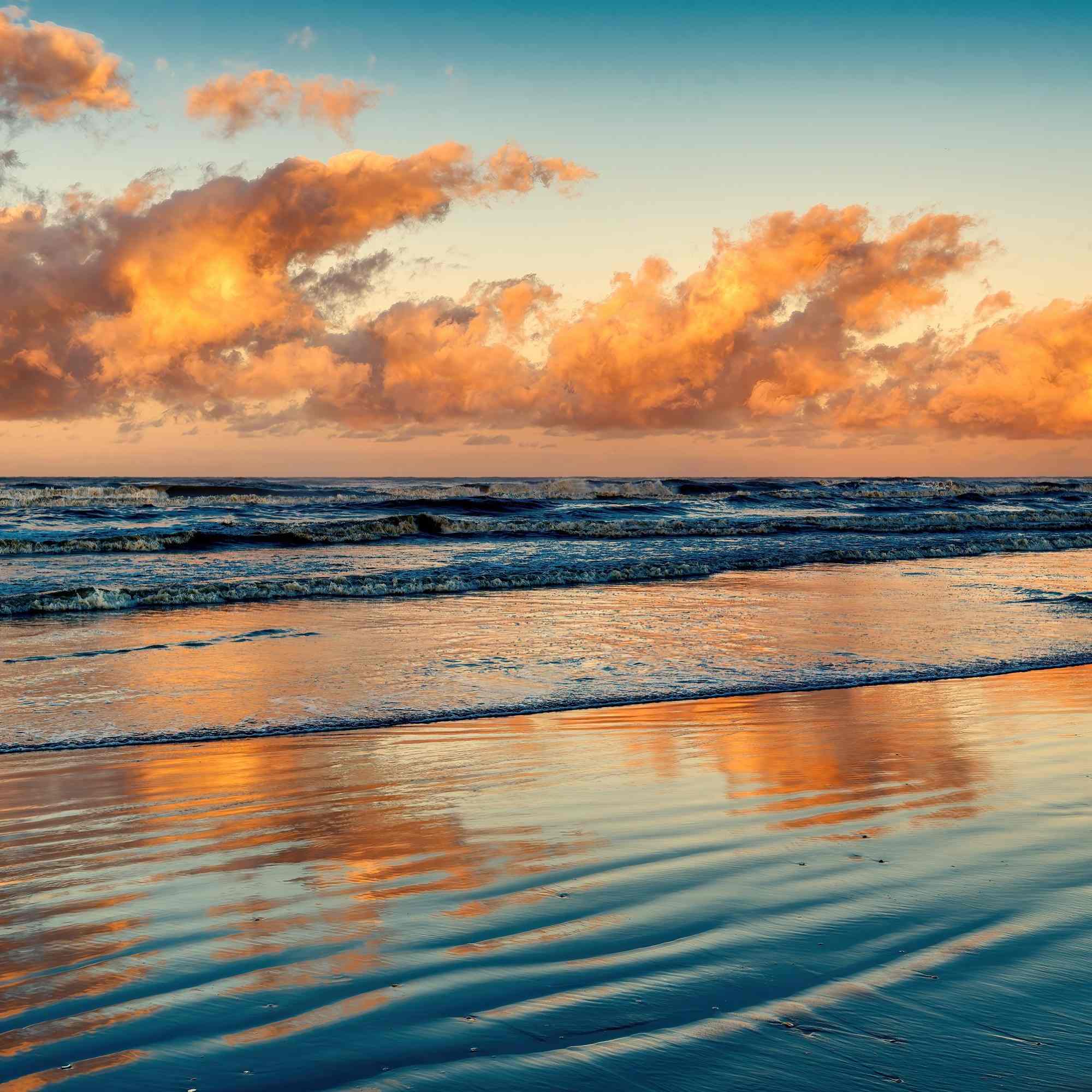 Sunset Fire and Reflections on the Adriatic – A Fine Art Photograph