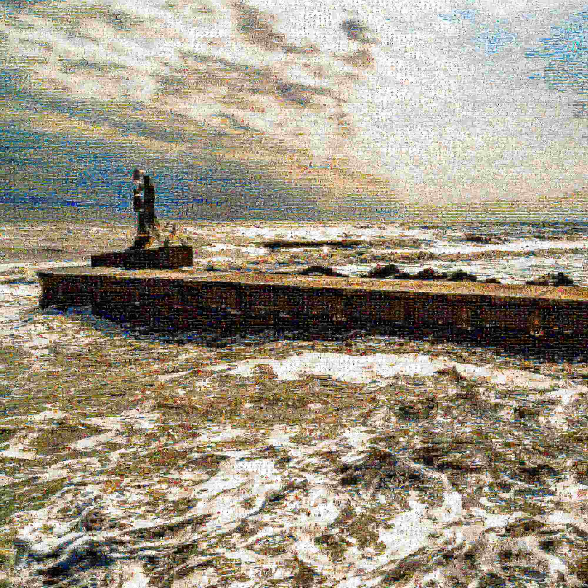 Mosaic Whispers of the Sea