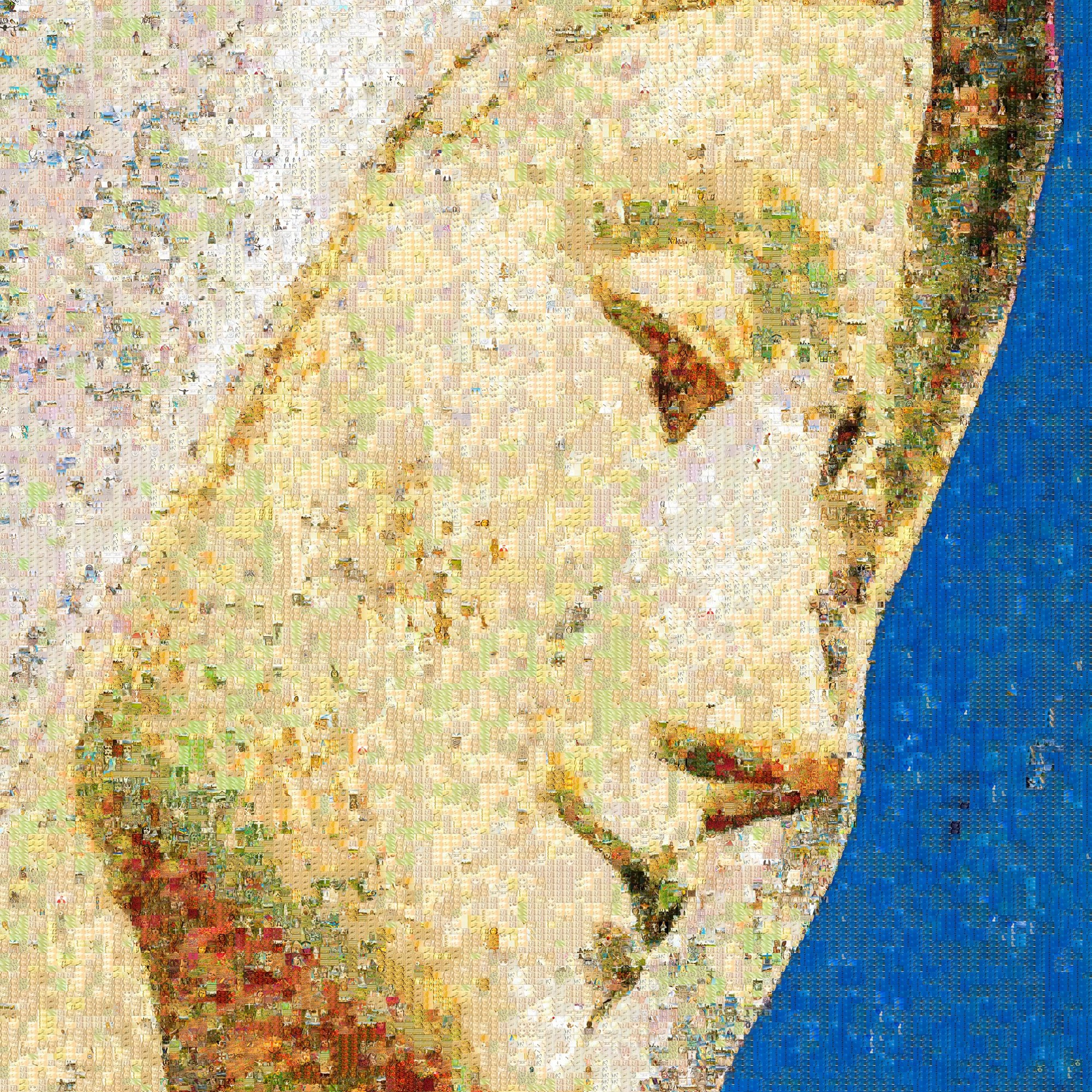 Contemplative Madonna: Mosaic of Medjugorje 