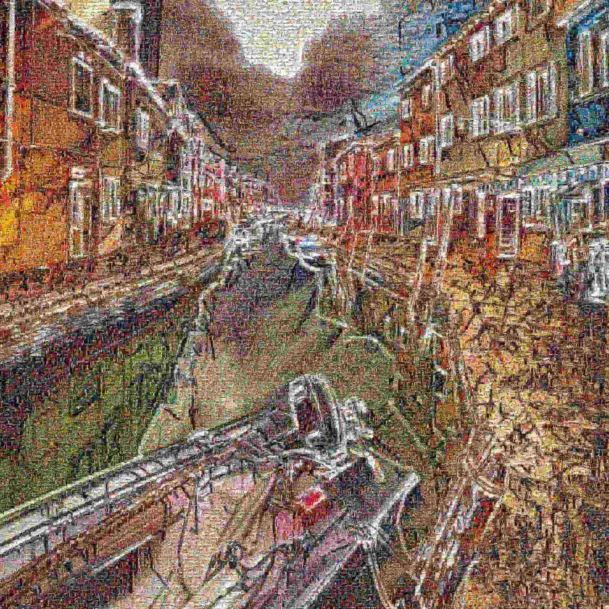 Sketching Burano: Canal in Mosaic