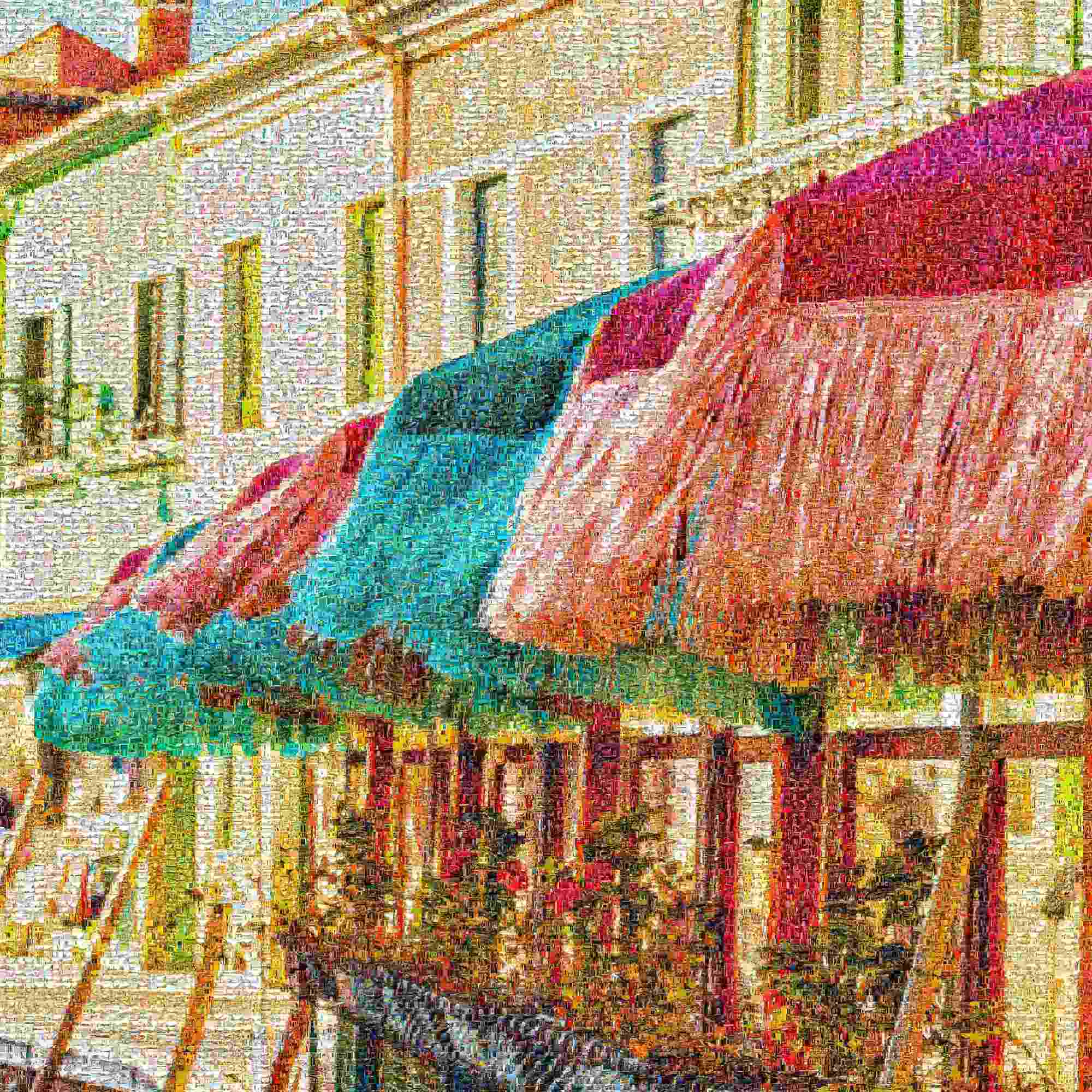 Vibrant Veins of Burano: A Mosaic Waterscape