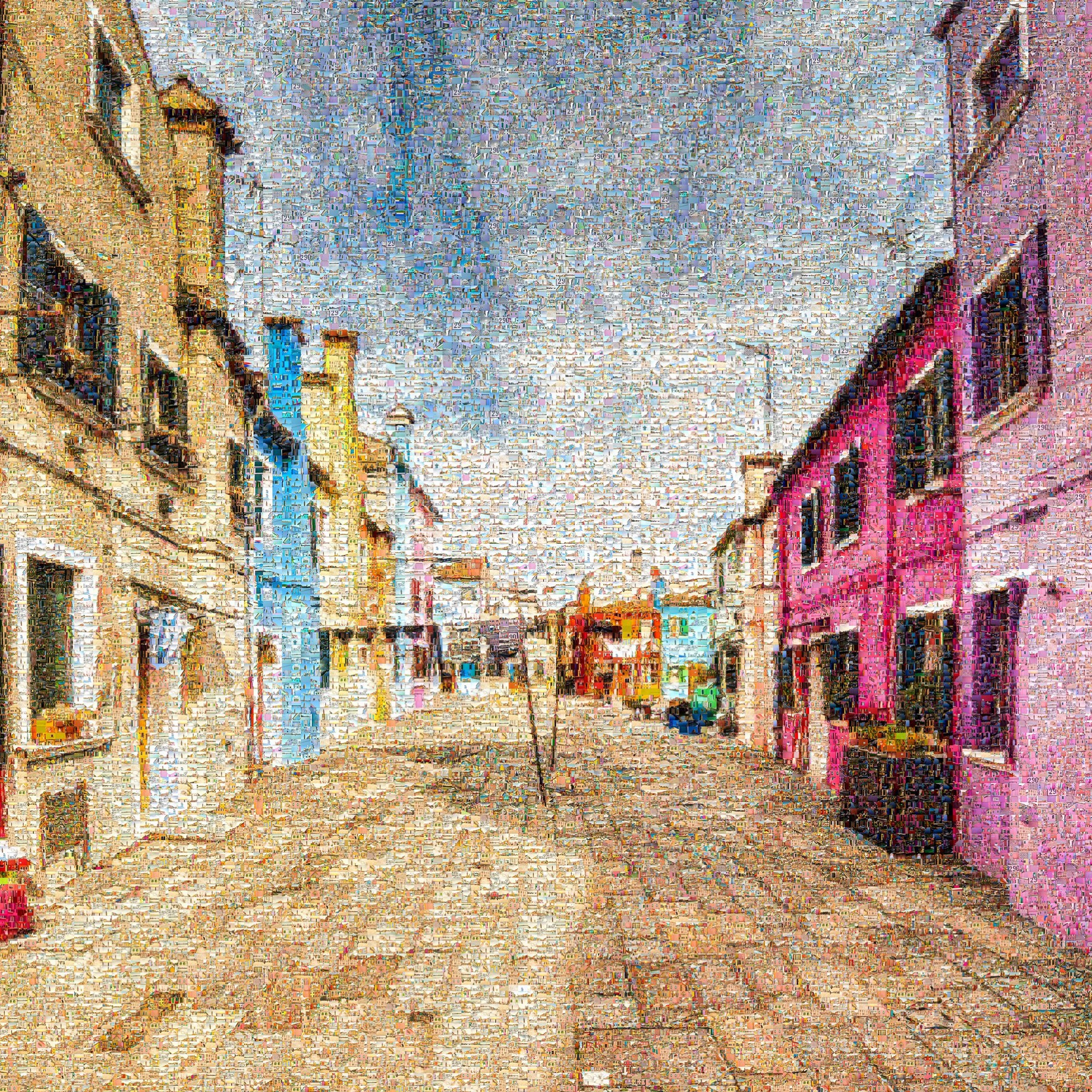 Burano Streetscape: A Mosaic Journey