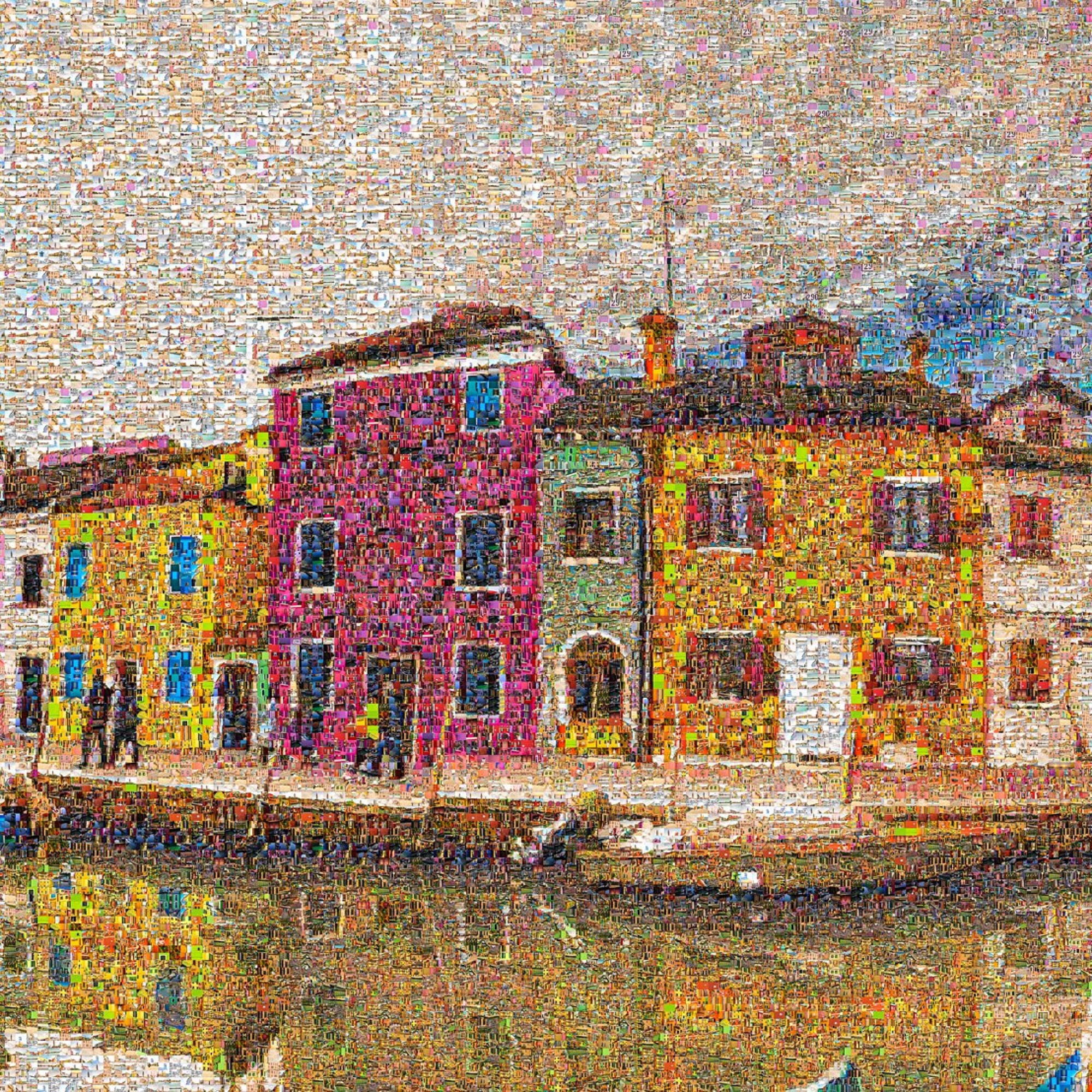 Kaleidoscope Canals: Burano in Tiles