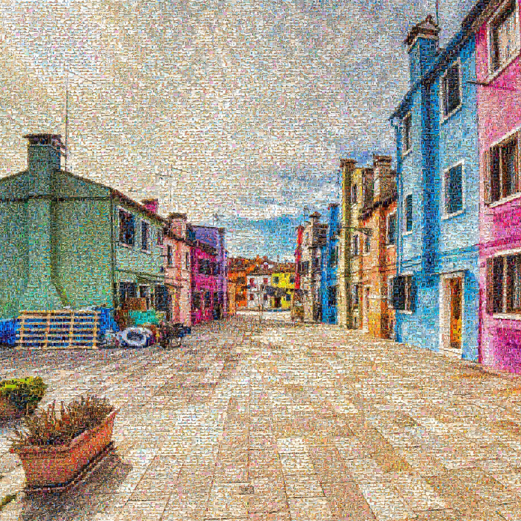 Burano Mosaic: Kaleidoscope of Colors