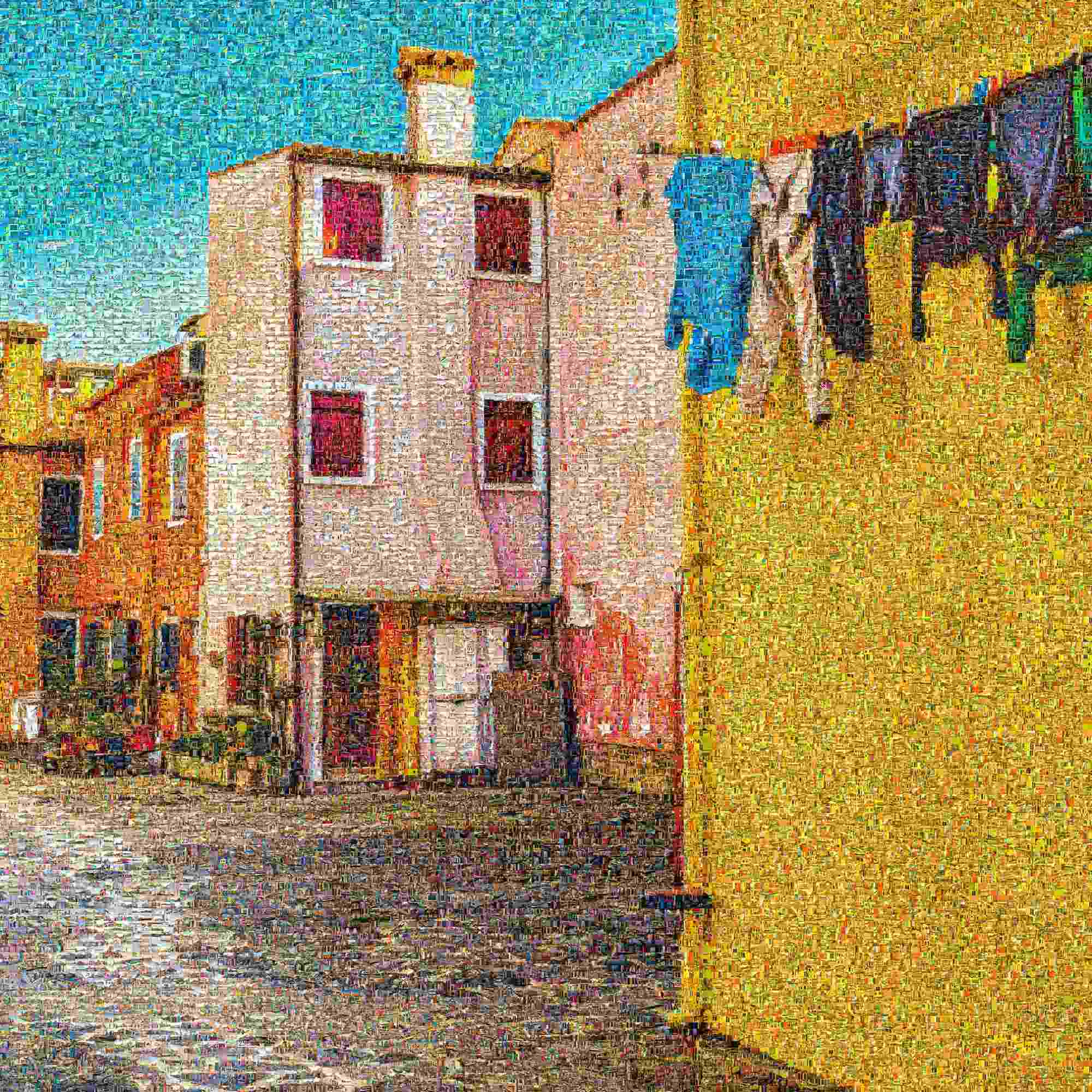 Burano Tapestry: A Neighborhood in Tiles