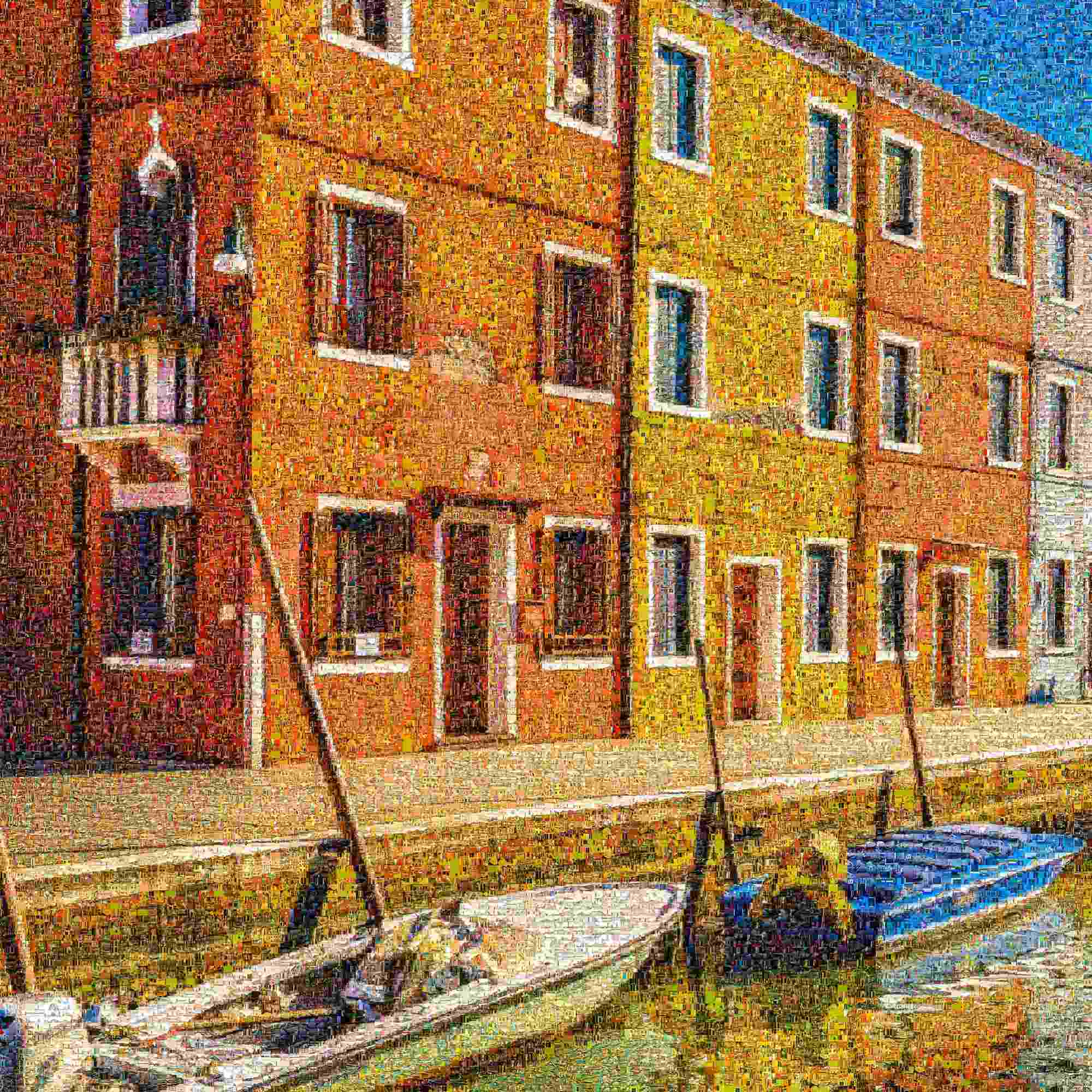 Canal Hues: Burano’s Mosaic Waterways