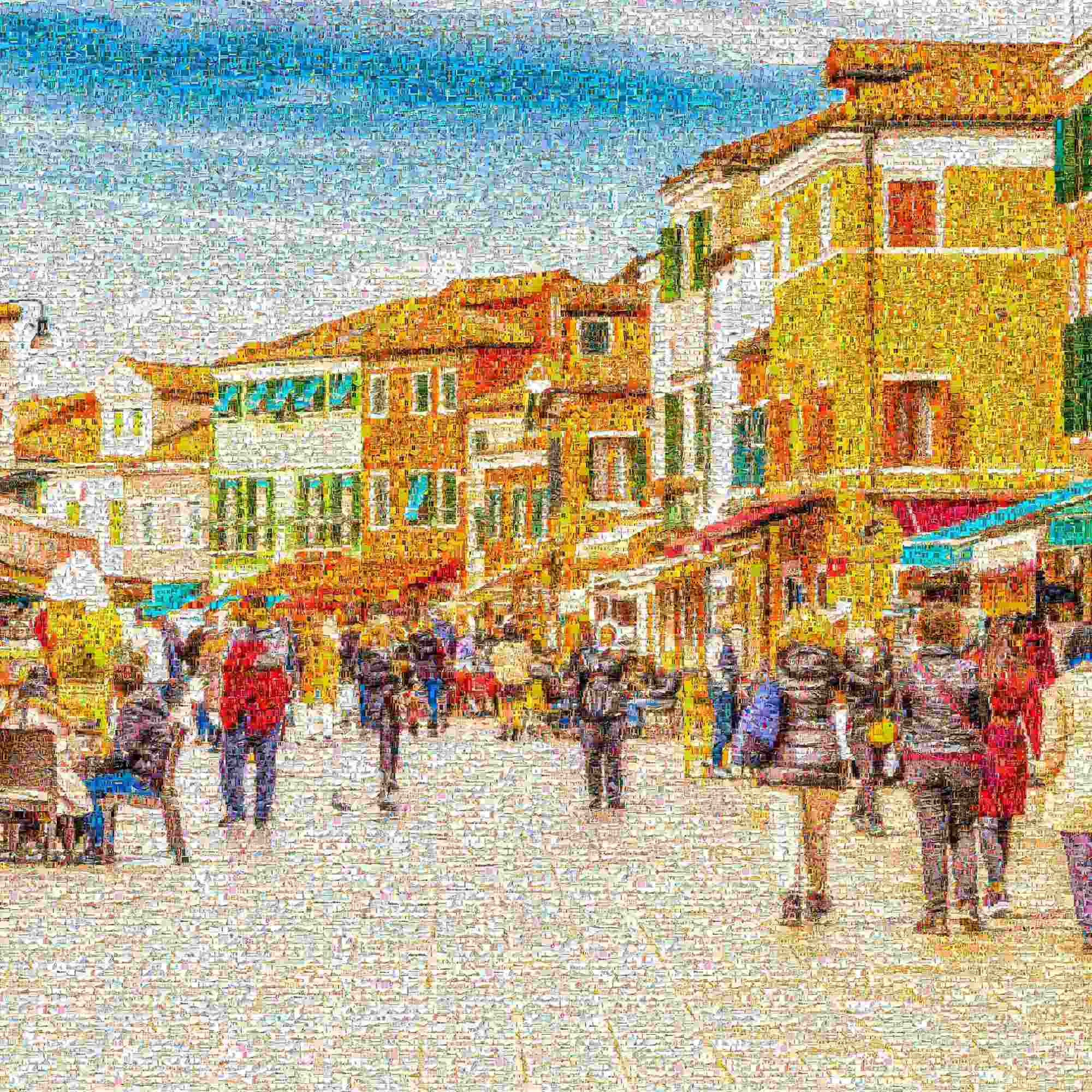 Mosaic of Memories: Burano's Vibrant Tableau