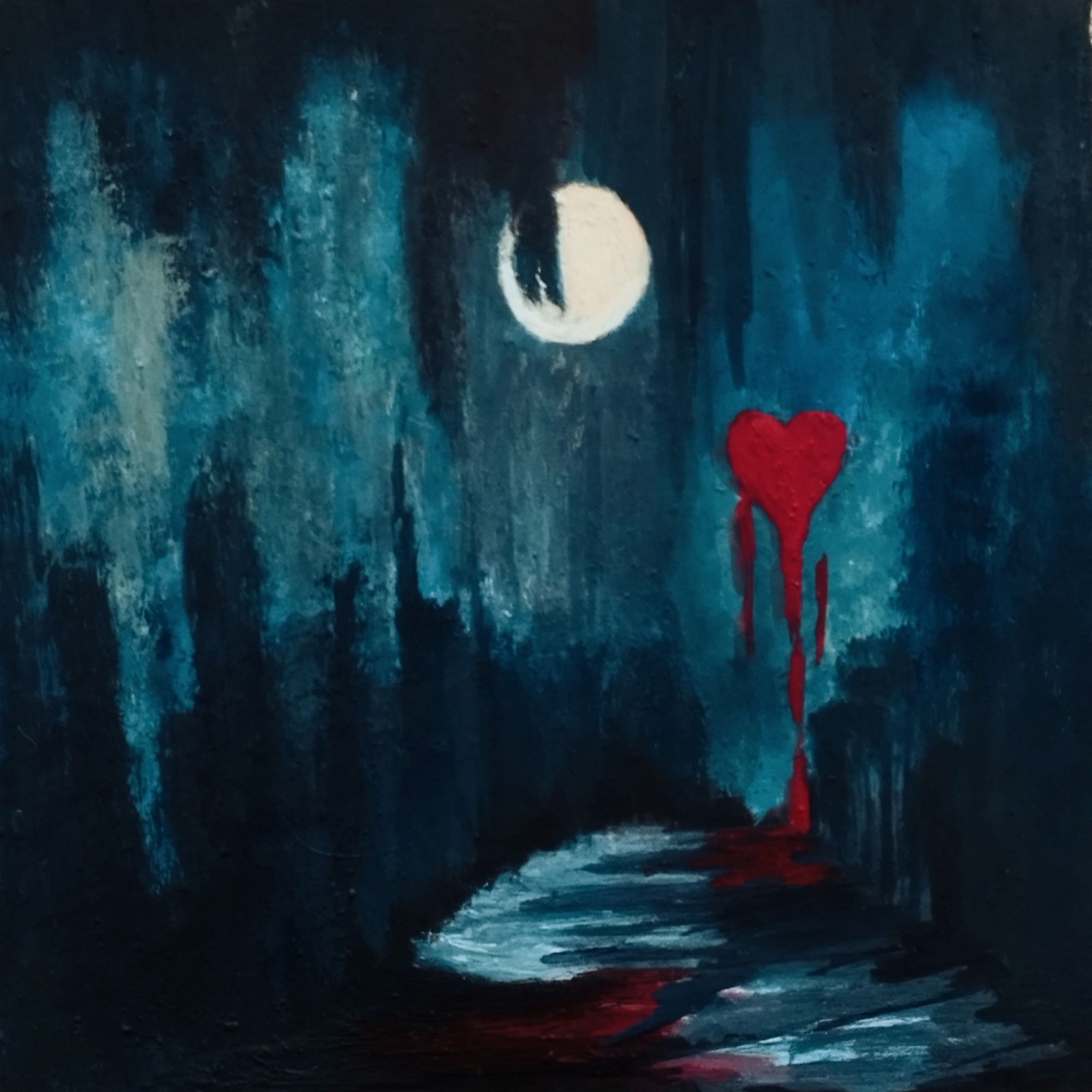  "A Romantic Moment Under the Moonlight"
