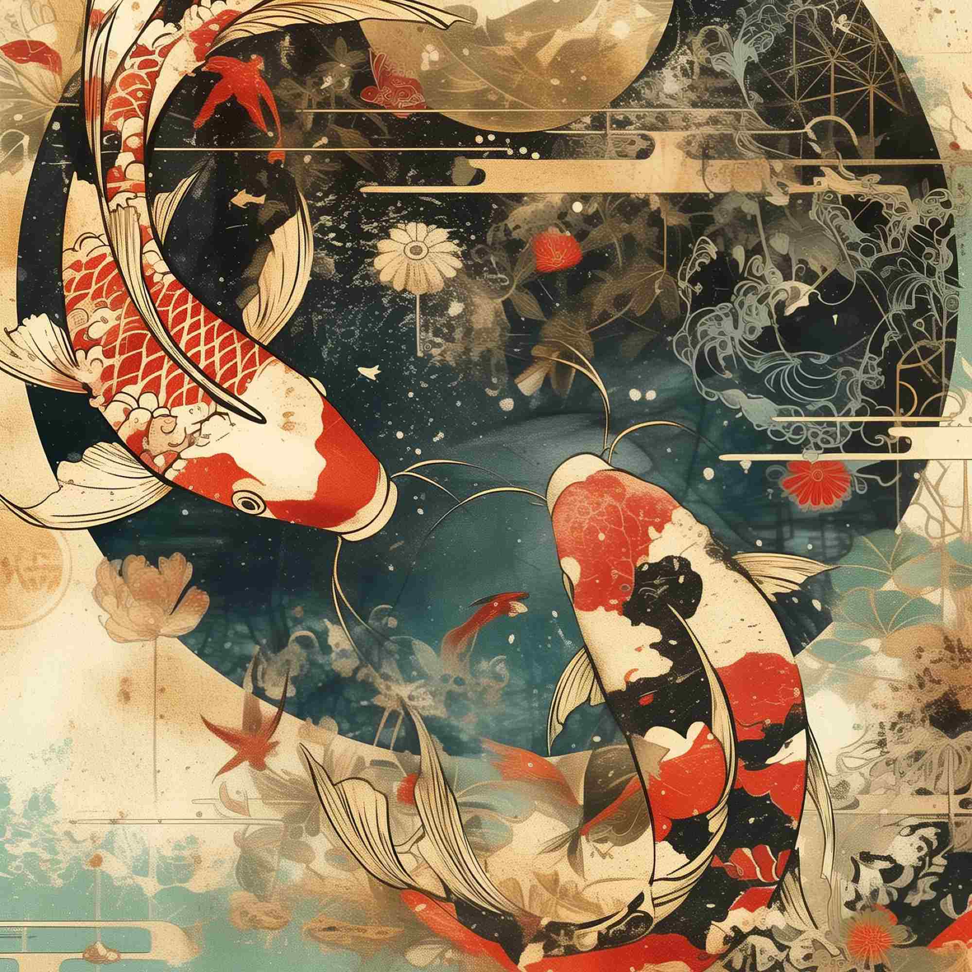 Cosmic koi