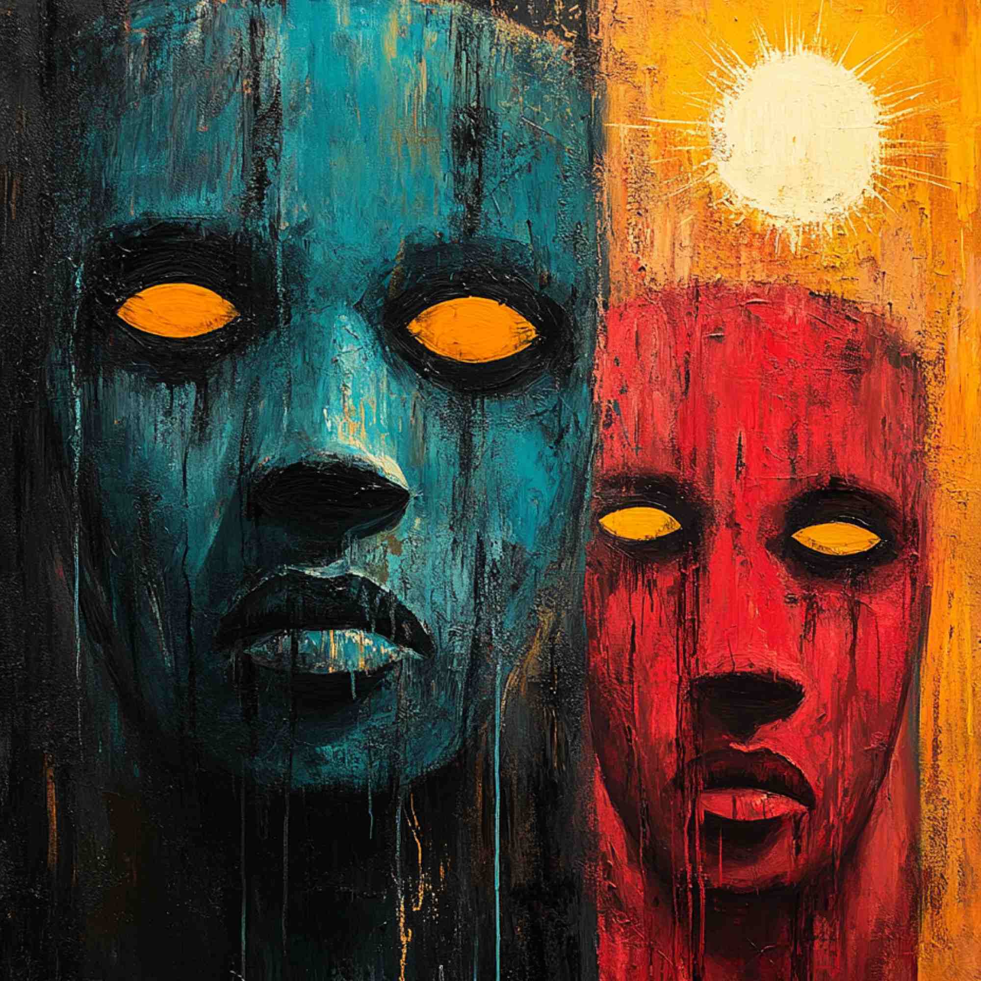 The faces