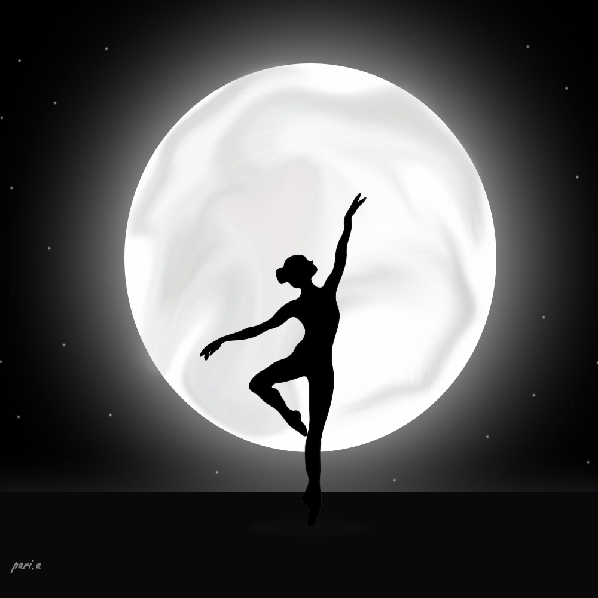 dancing in the moonlight