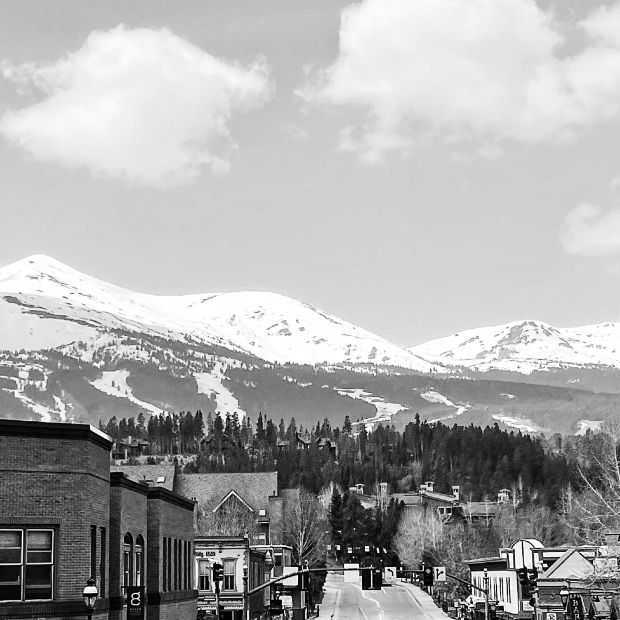 Breckenridge Mountains in May