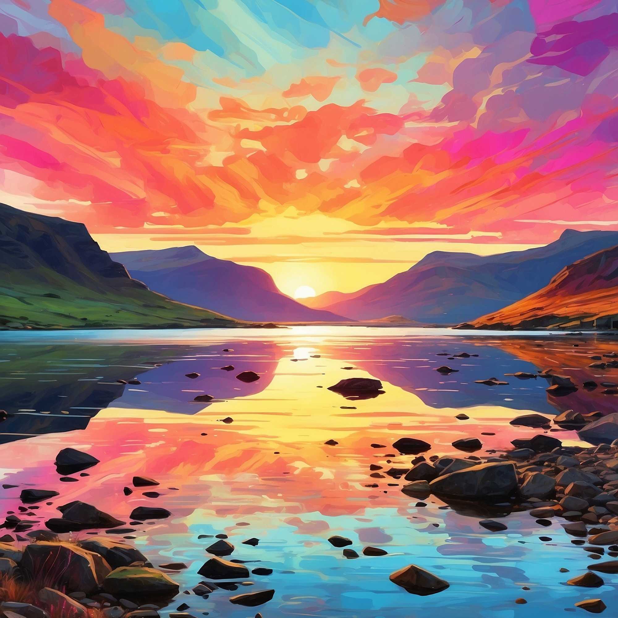 Morning Calm on the Loch III