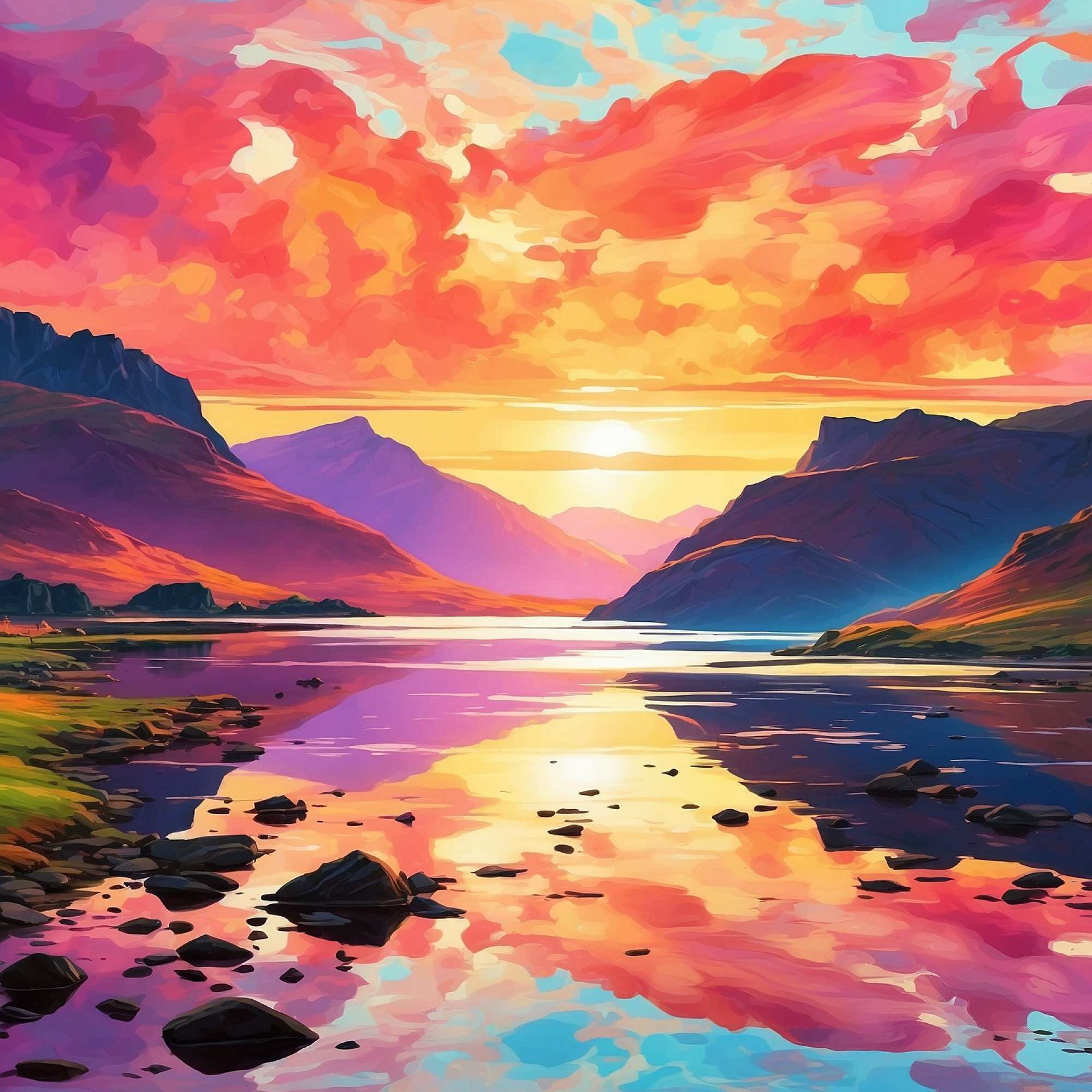 Morning Calm on the Loch IIIII