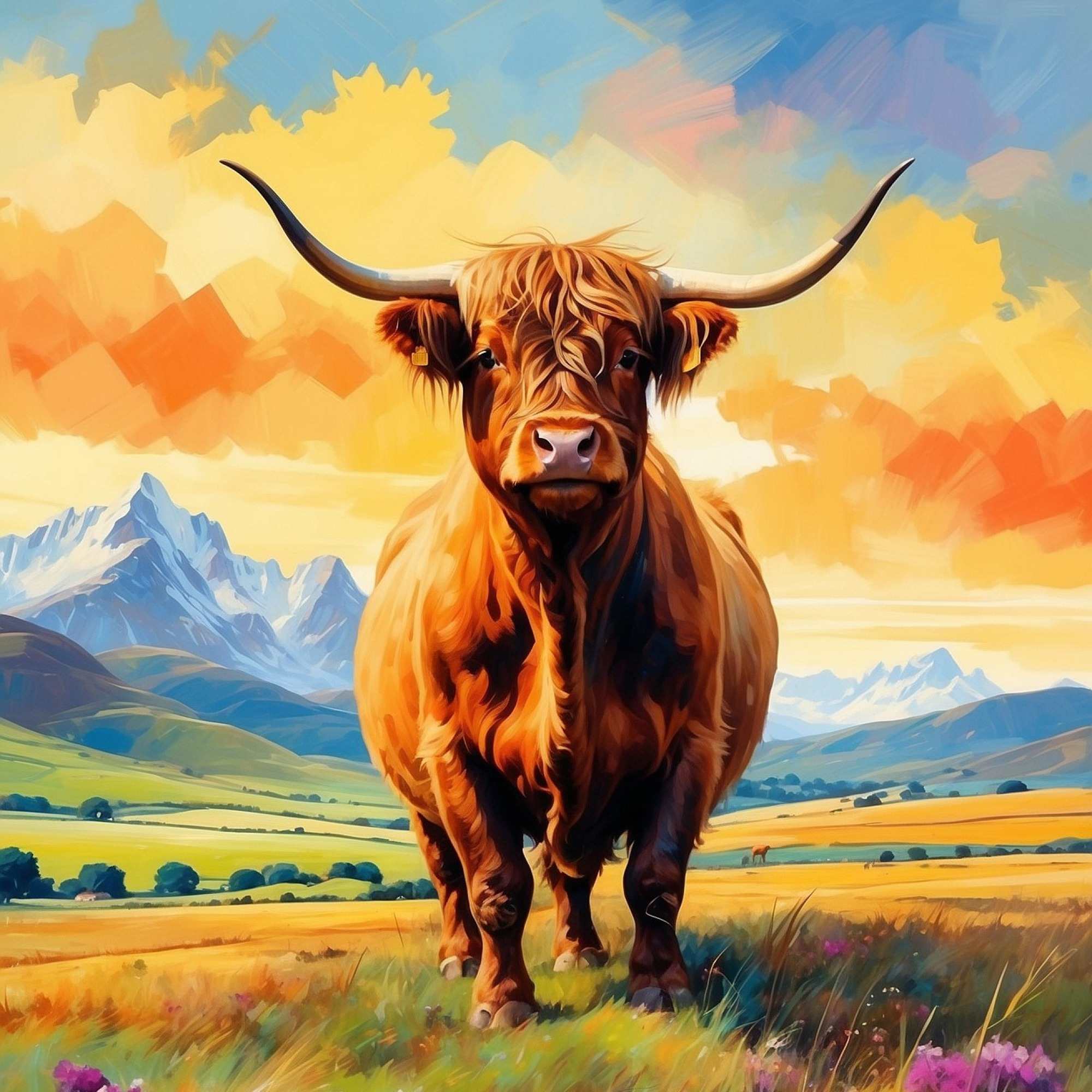 Highland Cow IIII