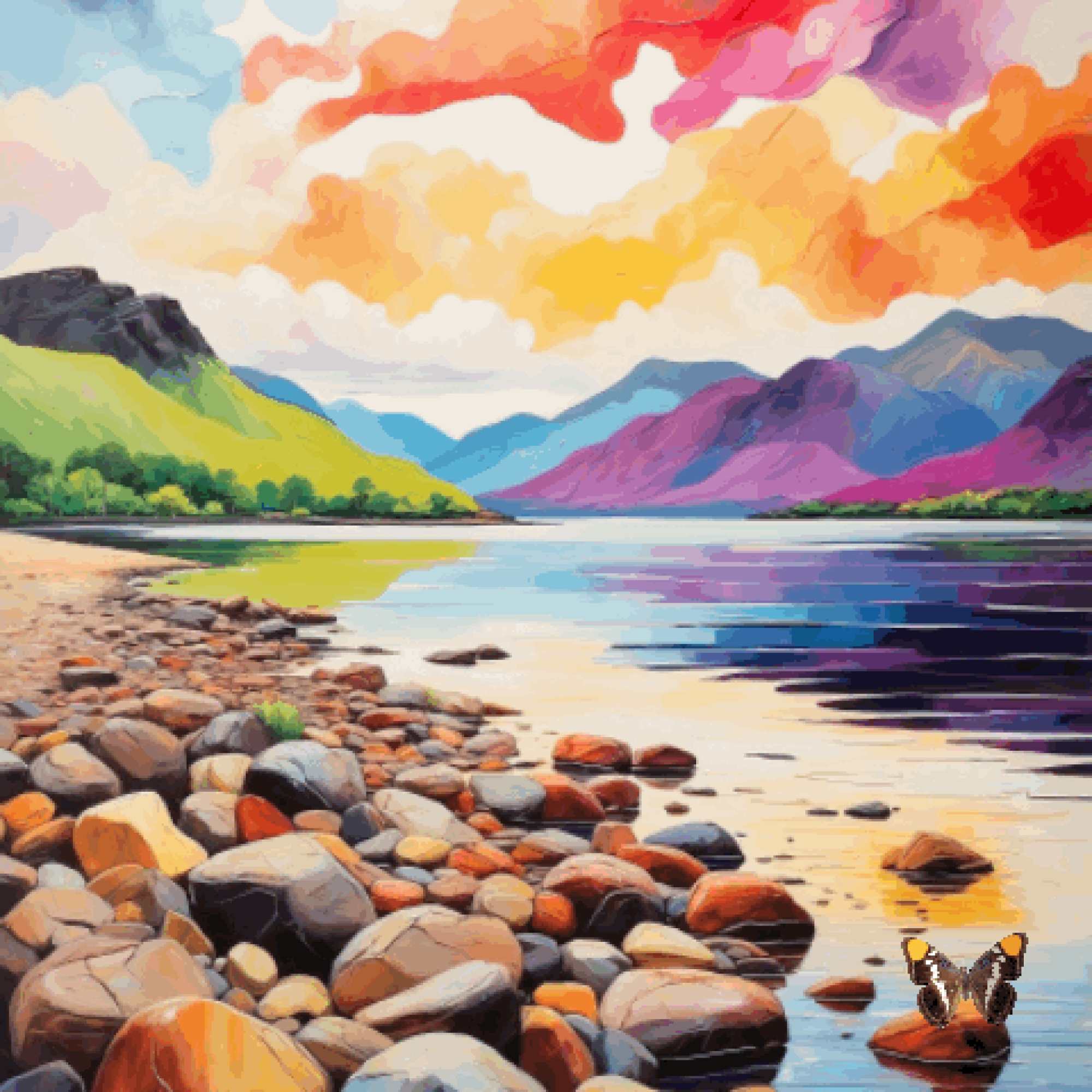 Colourful Day on the Loch