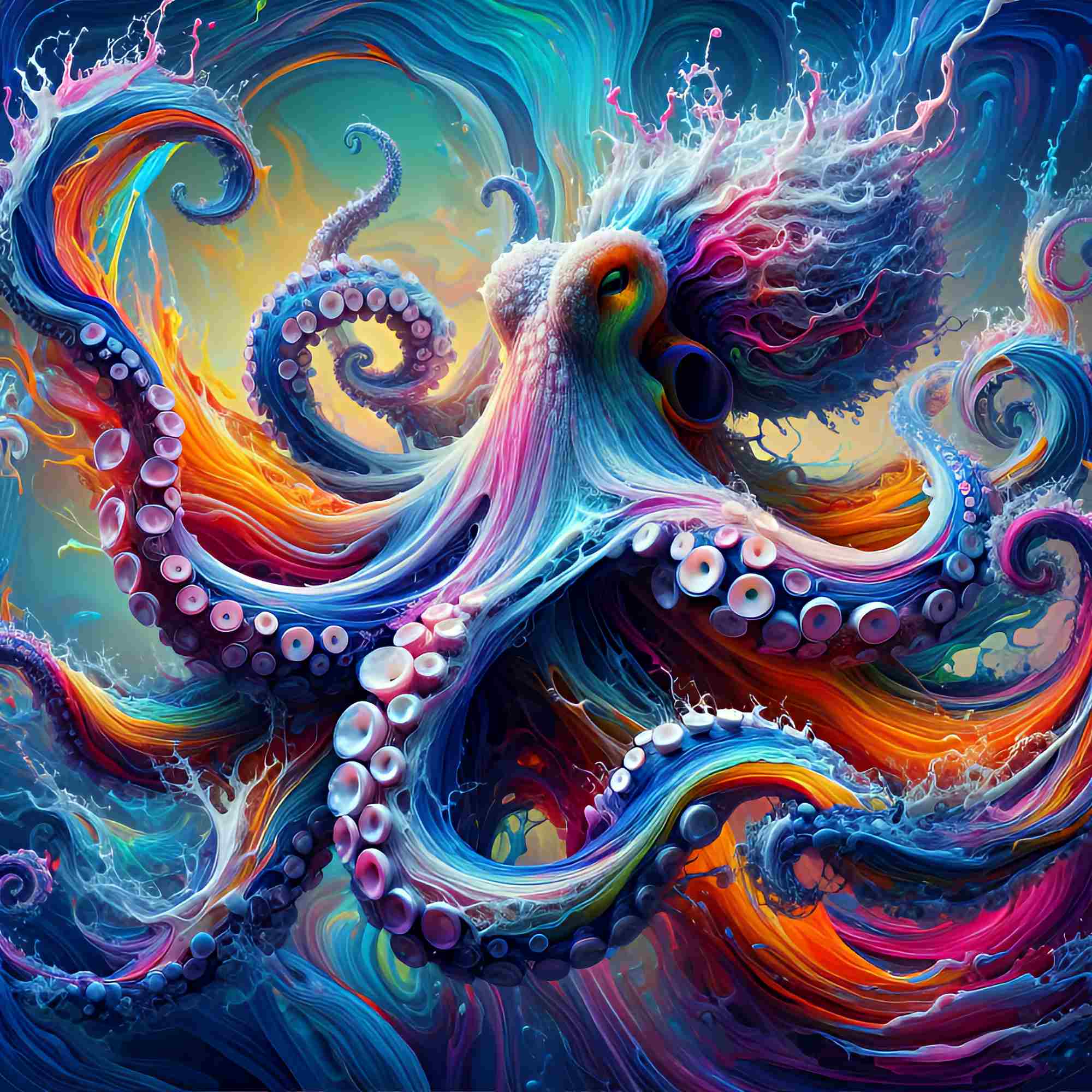 Colors in motion - Tentacles